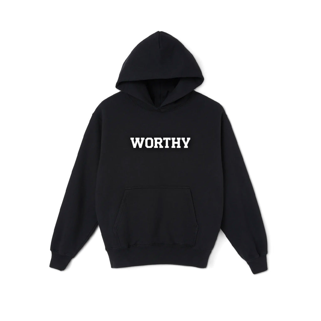 Hoody, Black Large Text
